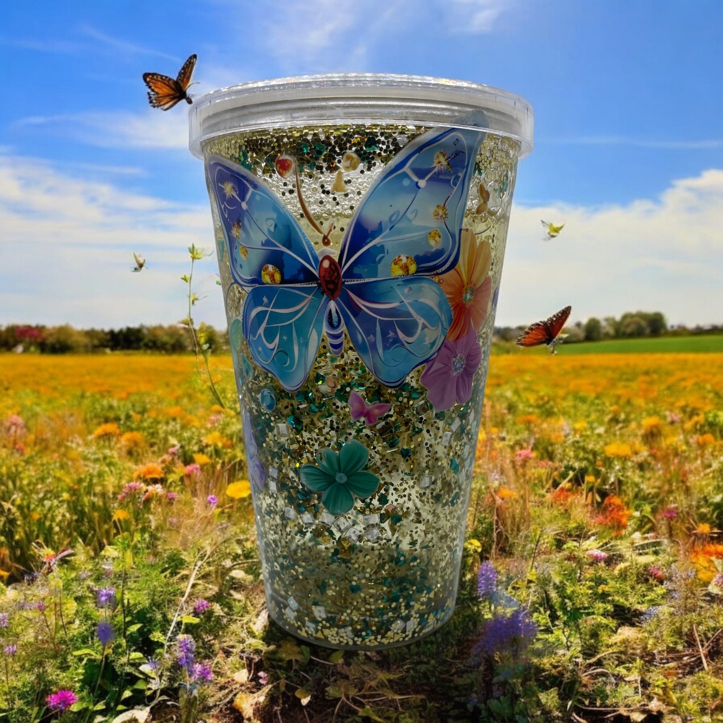 Butterfly Trial Snow Globe
